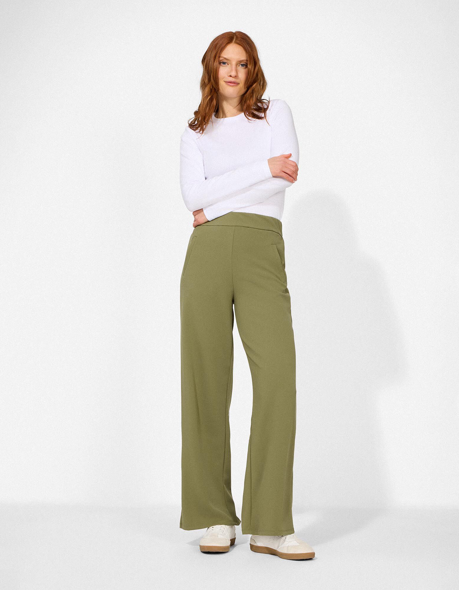 Broek - Elegant - groen