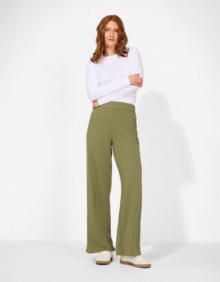 Broek - Elastische band - groen