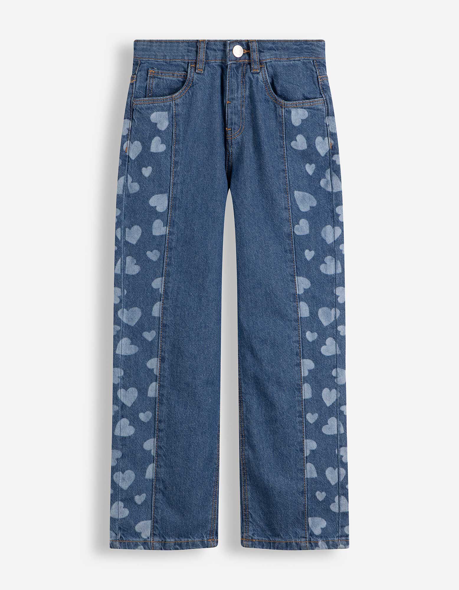 Jeans - Laserprint - blau
