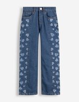 Jeans - Laserprint - blau