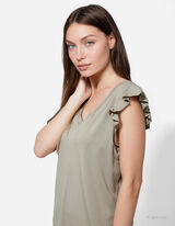 Top - Delež viskoze - svetlo zelena