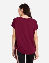 Majica kratkih rukava - Prozračno - tamno crvena