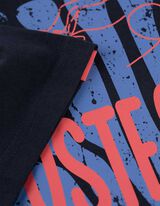 Tričko - Potlač - tmavomodra