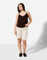 Bermuda  - Relaxed Fit - Wei&szlig;