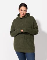 Pullover - Maglia larga - verde scuro