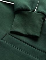 Sweatjacke - Loose Fit - Dunkelgr&uuml;n