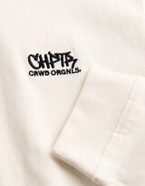 T-shirt &agrave; manches longues - Coupe oversize - Blanc cass&eacute;