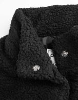 Gilet - Teddy - zwart