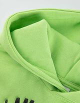 Hoodie - Tekstprint - lichtgroen