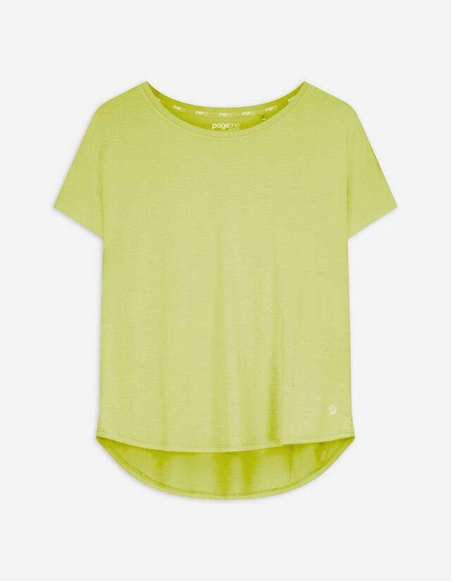 T-Shirt - einfarbig - grün