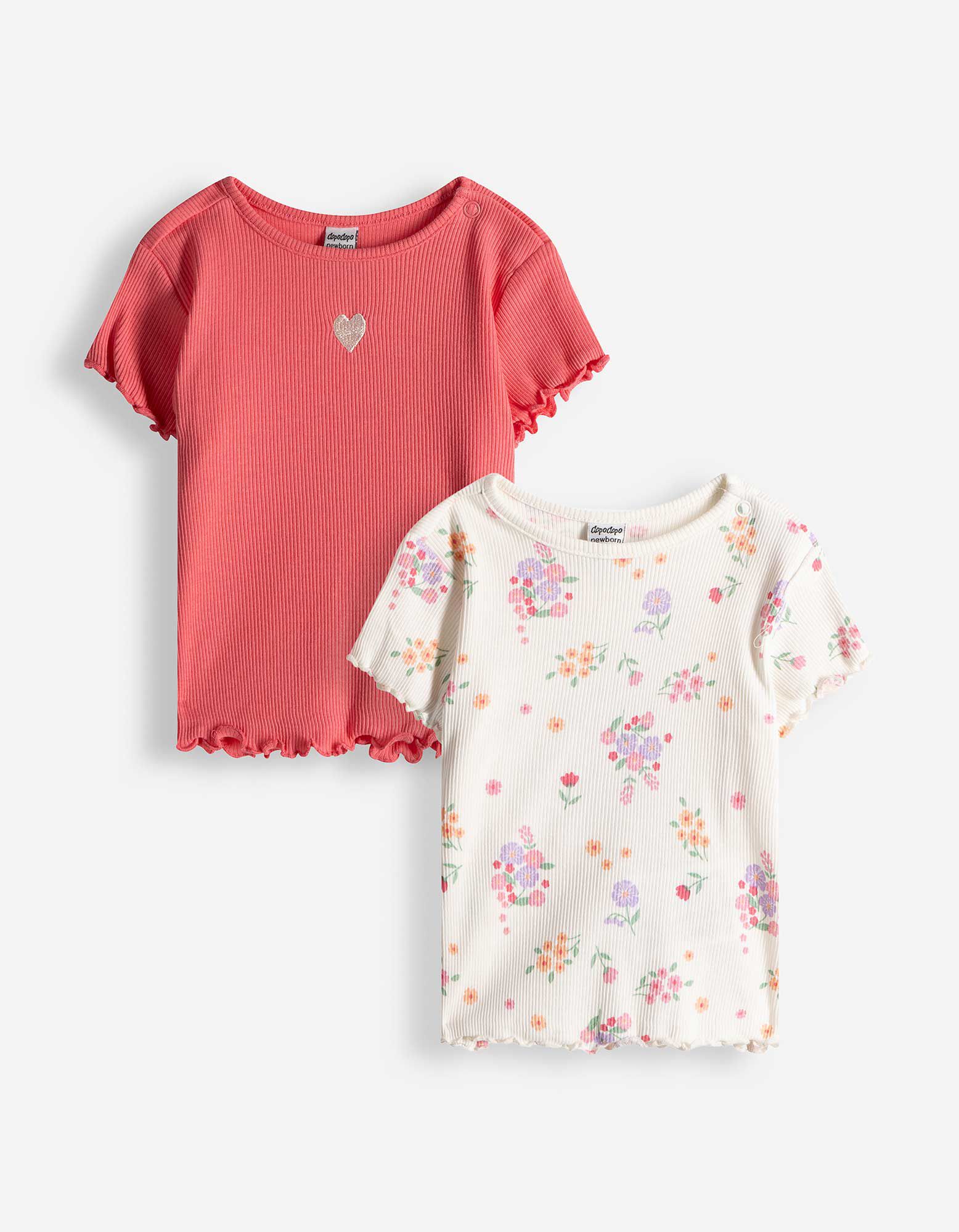 Tričko - balen&iacute; po 2 kusech - b&iacute;l&aacute;