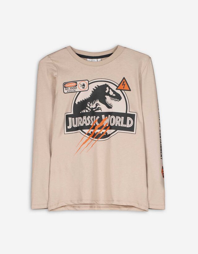 koszulka z długim rękawem - Jurassic World - bez