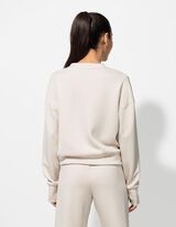 Trikotažinis megztinis - Nardymas - smelio spalvos