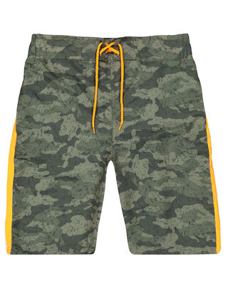 Herren Badeshorts mit Camouflagemuster