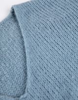 Maglione - Scollo a V - blu