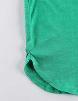 T-s&auml;rk - kinnitusega varrukad - roheline