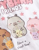 T-Shirt - Capyfun - Wei&szlig;