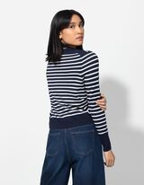 Giacca in maglia - Misto viscosa - blu scuro