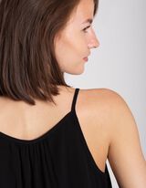 Top - LENZING™ ECOVERO™ - nero