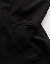 Softshelljacke - Stehkragen - schwarz