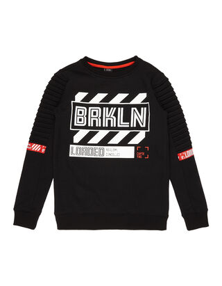 Jungen Sweatshirt mit Message-Print