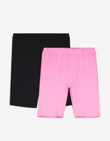 Pantaloncini da ciclista - Confezione doppia - rosa