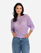 Pulóver - Pamut keverék - lila