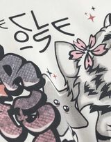 Maglia a manica lunga - Stampa - bianco