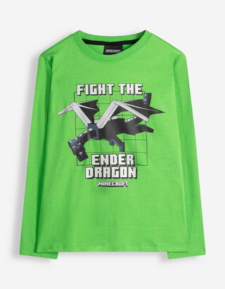 Langarmshirt - Minecraft - Gr&uuml;n