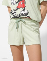 Set pijama alcătuit din bluză și pantaloni - Imprimeu Disney - Albastru deschis