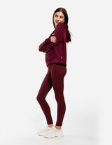 Hoodie - Zachte touch - donkerrood