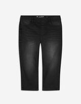 Caprihose - Stretchanteil - schwarz