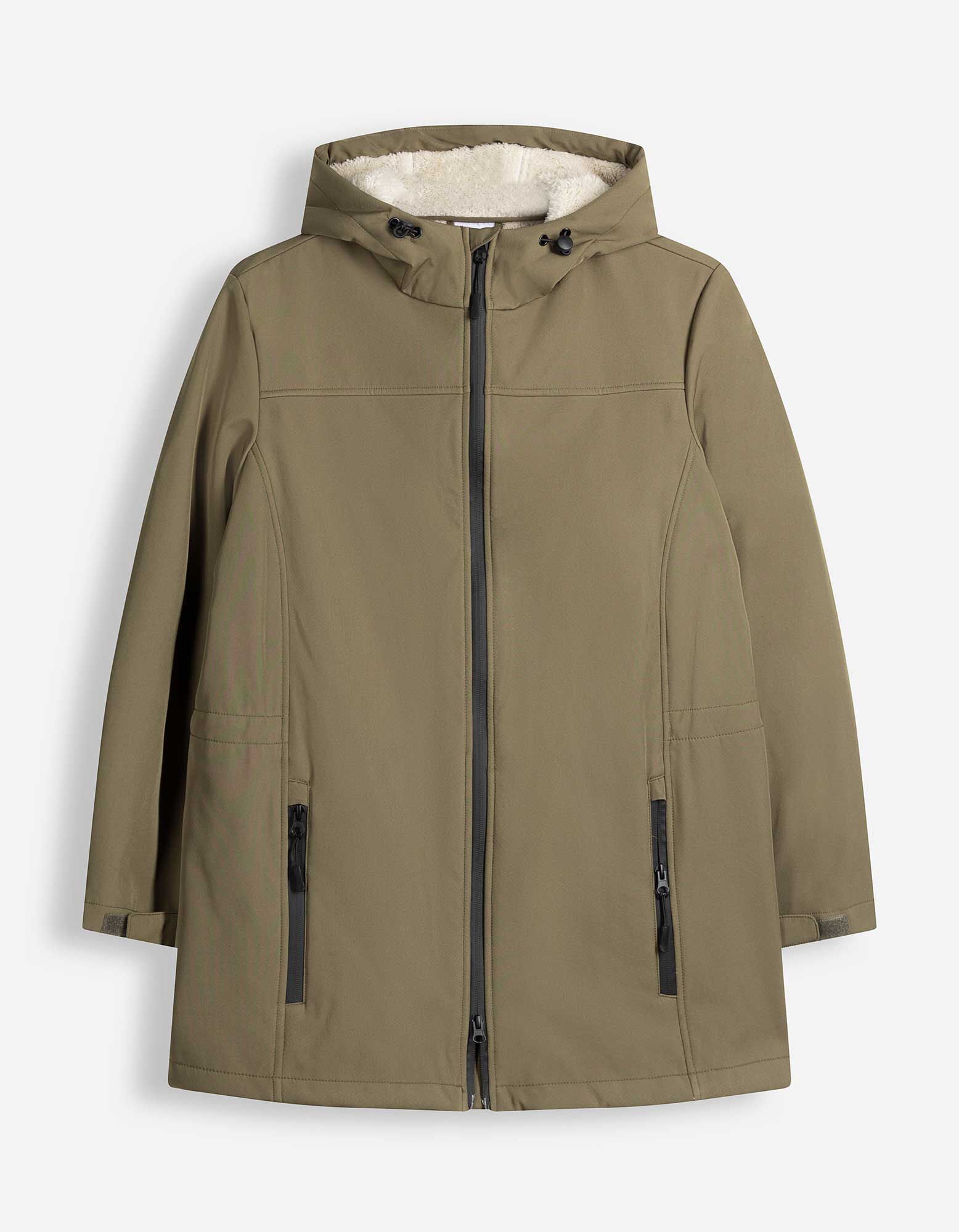 Parka - Aufgesetze Taschen - Khaki