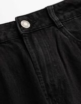 Jeans - Straight Fit - schwarz