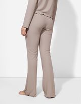 Pigiama completo (maglia + pantaloni) - Materiale strutturato - beige