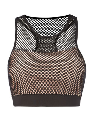 Damen Bustier aus grobem Mesh