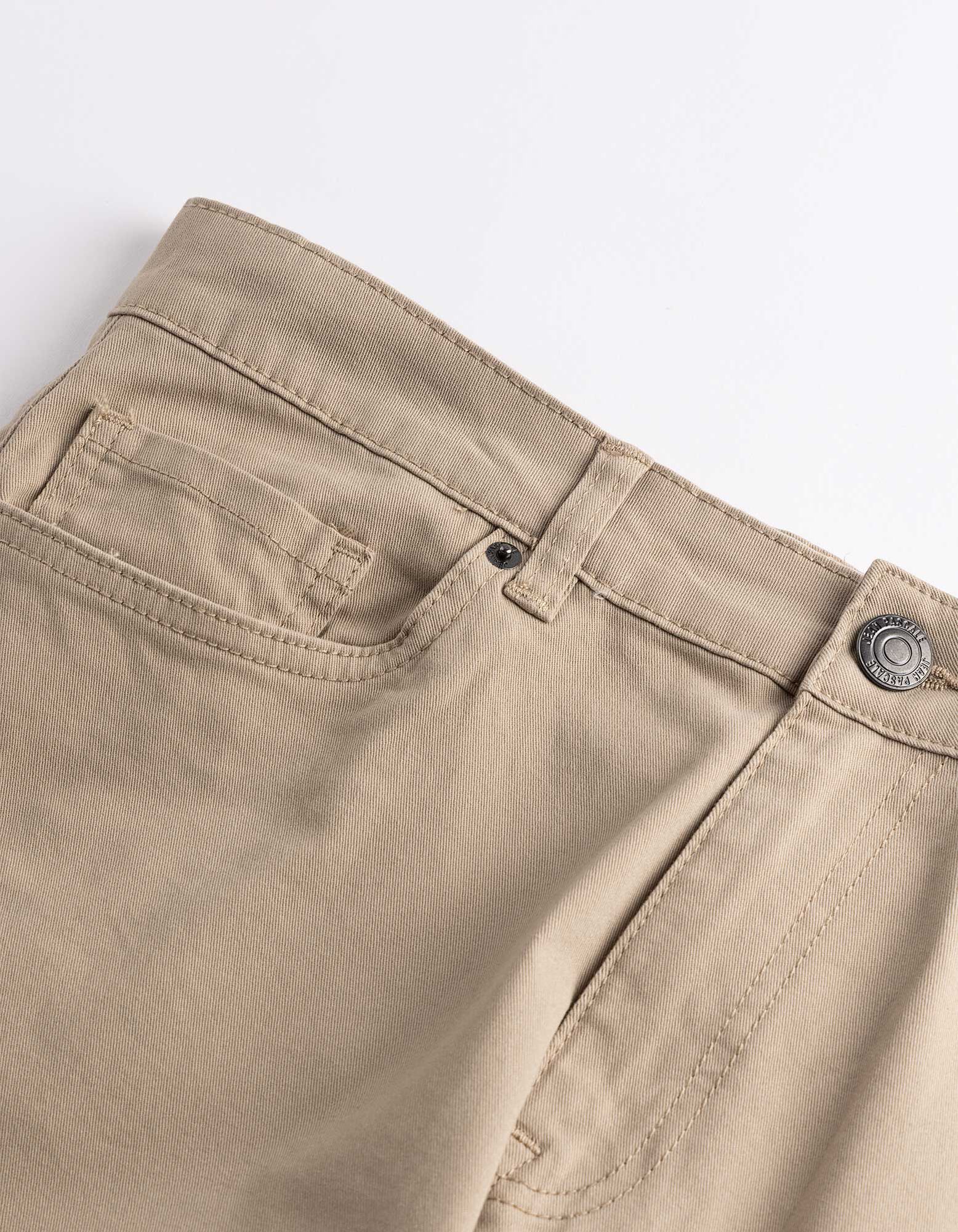 Hose - Straight Fit - Beige