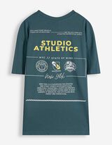 Tričko - Nadměrn&yacute; střih Oversized Fit - tmave zelena