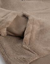 Kapucnis felső - Plüss - bézs