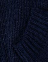Strickpullover - V-Ausschnitt - dunkelblau