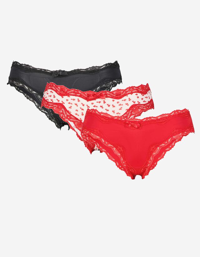Brasiliana - Confezione da 3 pezzi - grigio scuro