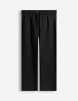 Jogginghose - einfarbig - schwarz