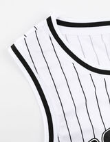 Marškinėliai su petnešėlėmis - Su paveikslėliais - baltas