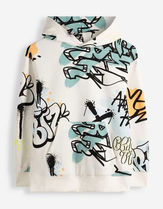 Hoodie - Print all-over - Off-White
