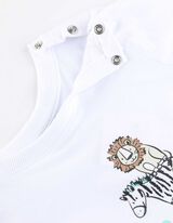 Set tricou și pantaloni - Imprimeu - Bej