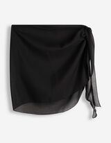 Tuch - einfarbig - schwarz