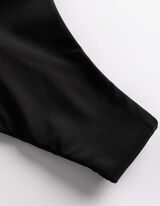 Bikinislip - einfarbig - schwarz