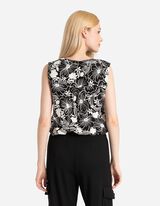 Elegantna majica - LENZING&trade; ECOVERO&trade; - crna