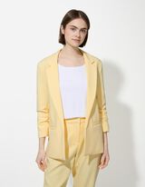 Blazer - Tinta unita - giallo chiaro