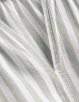 Blusenshirt - Streifen - hellgr&uuml;n